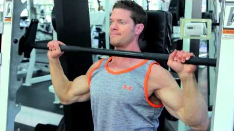 Smith Machine Overhead Shoulder Press