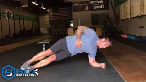 Plank Side Crunch
