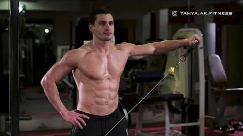 Standing Low-Pulley Deltoid Raise