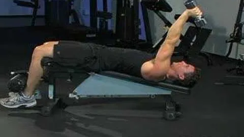 Decline Dumbbell Skull Crushers