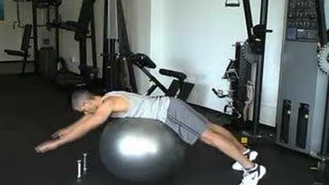 Stability Ball Superman Holds
