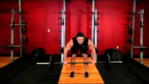Barbell Rear Delt Row