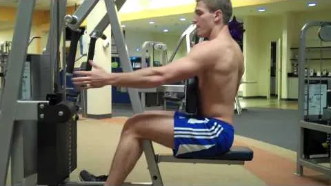 Rear Delt Cybex Row