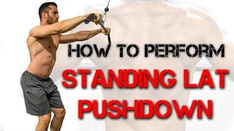 Straight Arm Lat Pulldown