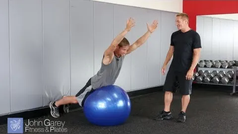 Stability Ball Superman Holds