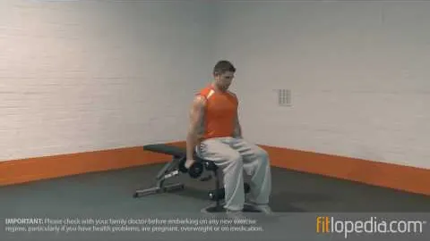 Seated Dumbbell Hammer Curl
