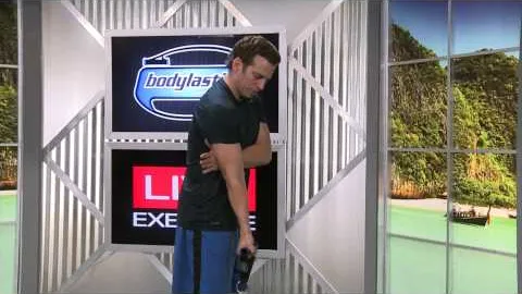 Standing One Arm Biceps Preacher Curl with resistance band