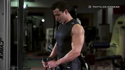 Standing Cable Rope Hammer Curl
