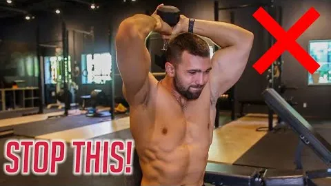Standing Overhead Dumbbell Tricep Extension