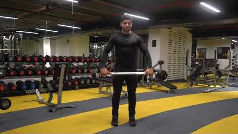 Wide Grip Barbell Upright Row