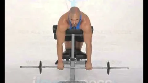 Reverse Grip Barbell Spider Curl