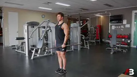 Single-Arm Barbell Lateral Raise