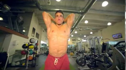 Standing Overhead Dumbbell Tricep Extension
