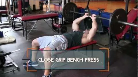 Close Grip Barbell Bench Press
