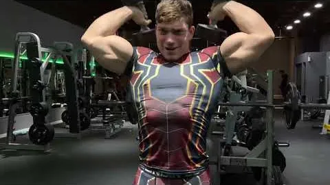 Standing Overhead Dumbbell Tricep Extension