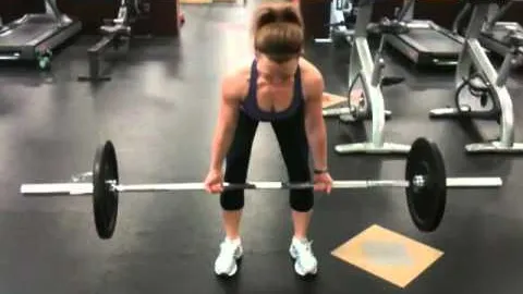 UNDERHAND GRIP BENT-OVER BARBELL ROW