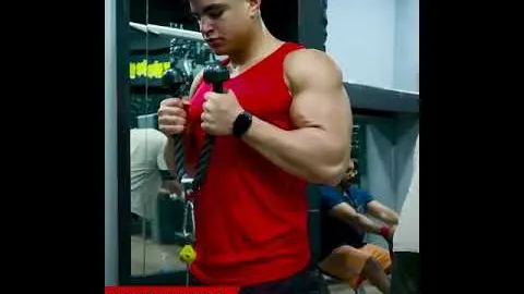 Standing Cable Rope Hammer Curl