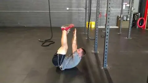 Lying Toe-Touch Crunch