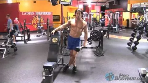 Single-Arm Barbell Lateral Raise